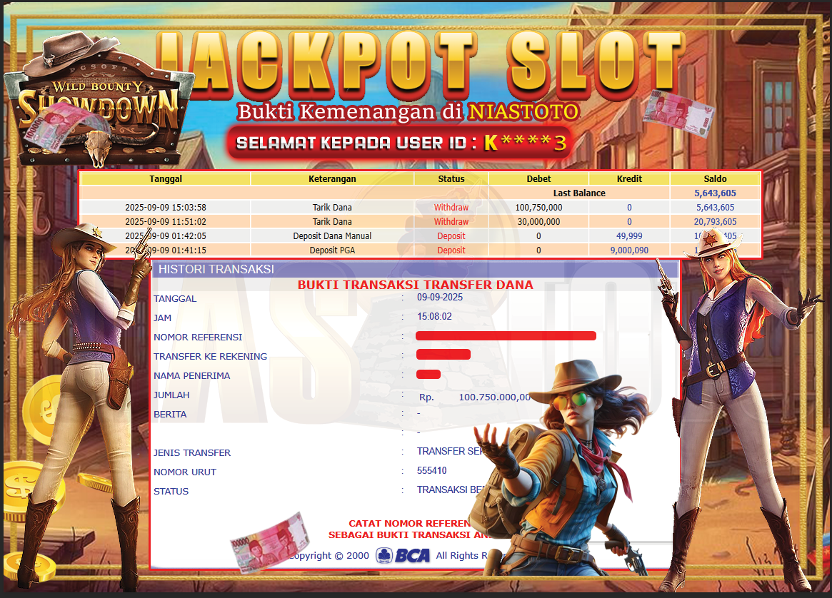 Bukti Jackpot Lunas NiasToto