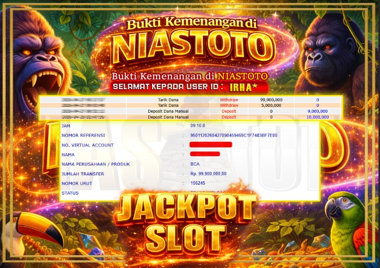 Bukti Jackpot Lunas NiasToto