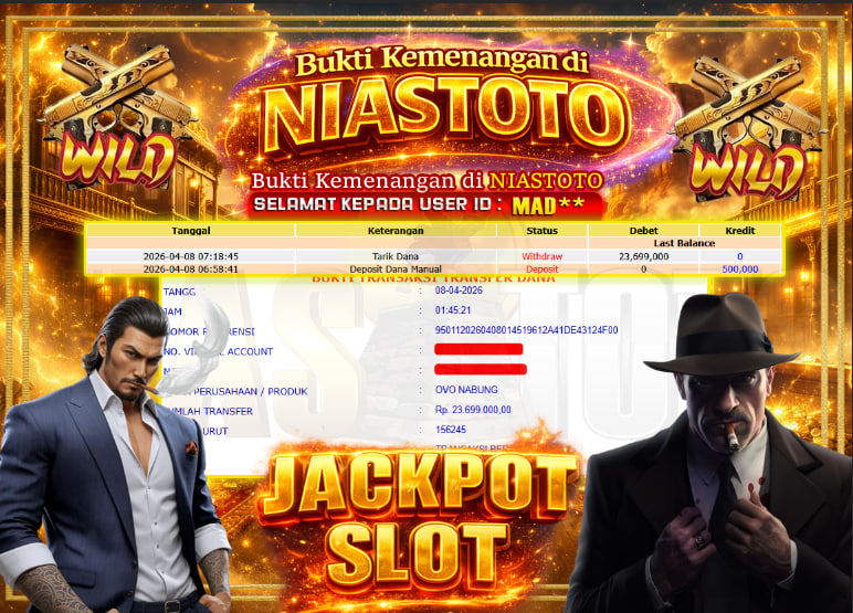 Bukti Jackpot Lunas NiasToto