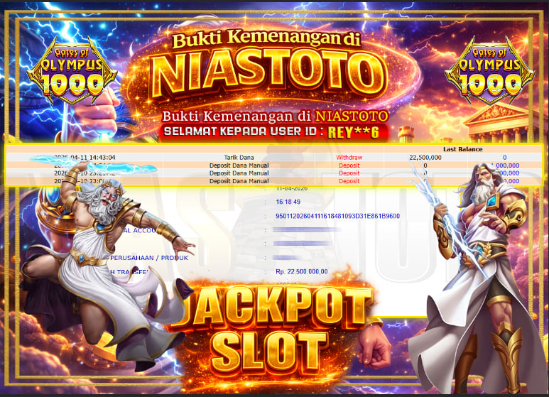 Bukti Jackpot Lunas NiasToto